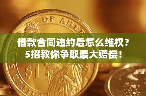 济南借款合同违约后怎么维权?5招教你争取最大赔偿! 济南借款合同违约后怎么维权?5招教你争取最大赔偿!